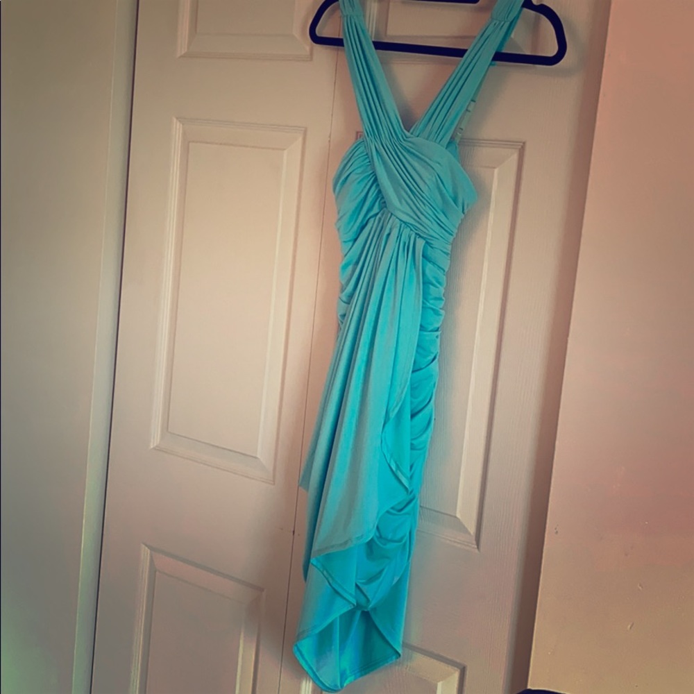 2b Bebe light blue dress